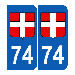 Département 74 blason savoyard logo rhone alpes