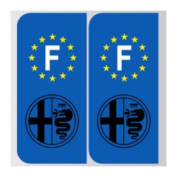 Stickers plaque Alfa Roméo