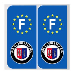 Stickers plaque Alpina