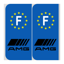 Stickers plaque AMG
