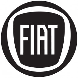 Fiat logo noir et blanc