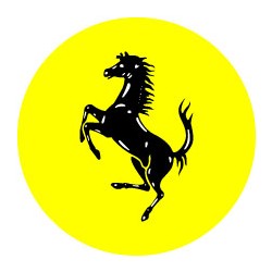 Ferrari jaune
