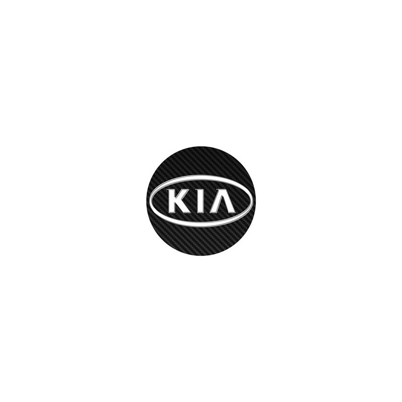 Kia blanc façon carbone Kia blanc façon carbone