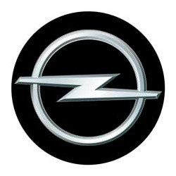 Opel logo fond noir