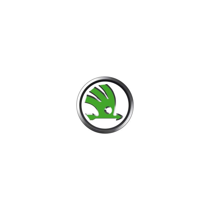 Skoda logo blanc Skoda logo blanc