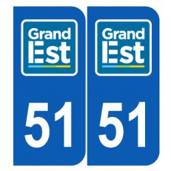 Département 51 Marne nouveau logo grand est
