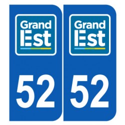 Département 52 Haute Marne nouveau logo grand est