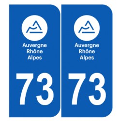 Département 73 Savoie nouveau logo auvergne rhone alpes