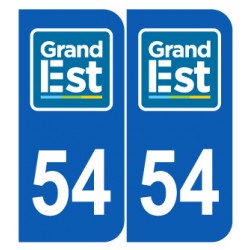 Département 54 Meurthe et Moselle nouveau logo grand est