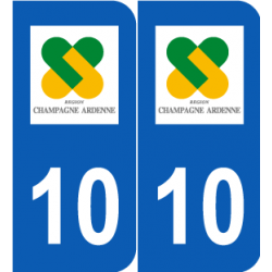 Département 10 Aube ancien logo champagne ardenne