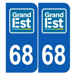 Département 68 Haut Rhin nouveau logo grand est