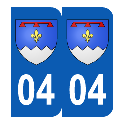 Département 04 Alpes de Haute Provence blason