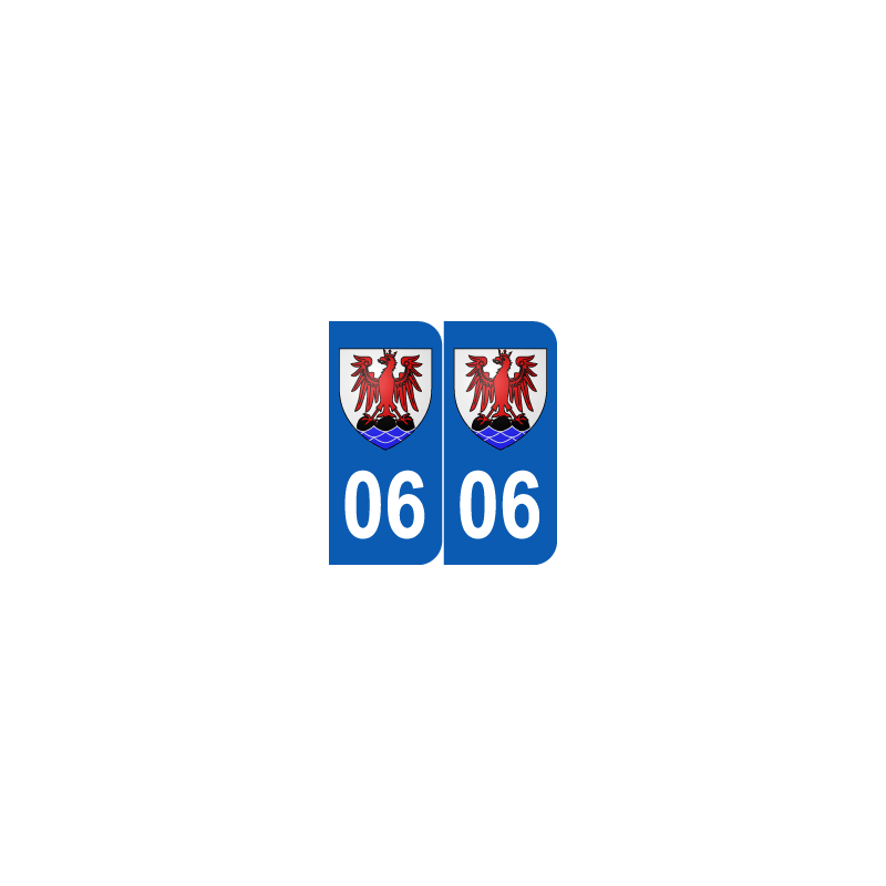 Département 06 Alpes Maritimes blason Département 06 Alpes Maritimes blason