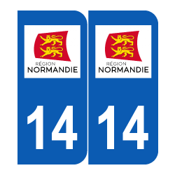 Département 14 calvados nouveau logo normandie