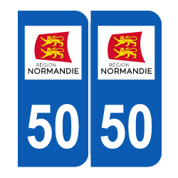 Département 50 Manche nouveau logo normandie