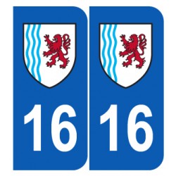 Département 16 Charente nouveau logo Nouvelle aquitaine