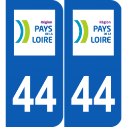 Département 44 Loire Atlantique région pays de la loire