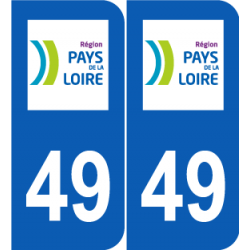Département 49 Maine et  Loire région pays de la loire