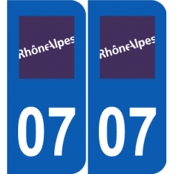 Département 07 Ardèche ancien logo région rhone alpes