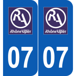 Département 07 Ardèche ancien logo région rhone alpes