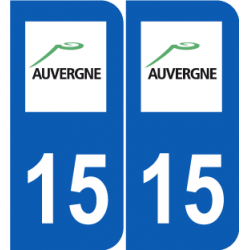Département 15 cantal ancien logo région auvergne
