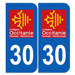 Département 30 Gard nouveau logo région occitanie