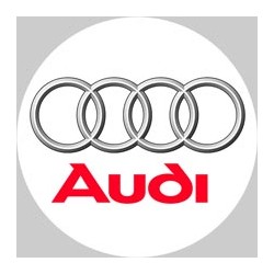 Audi logo blanc