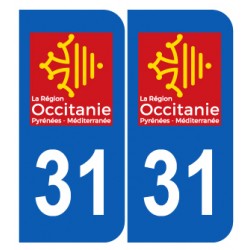 Département 31 haute Garonne nouveau logo région occitanie