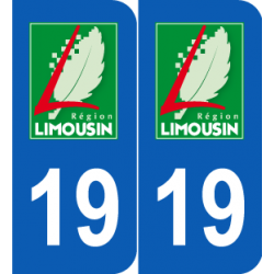 Département 19 Corrèze ancien logo région limousin