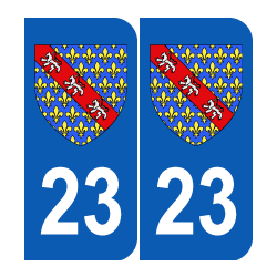 Département 23 Creuse blason logo région limousin
