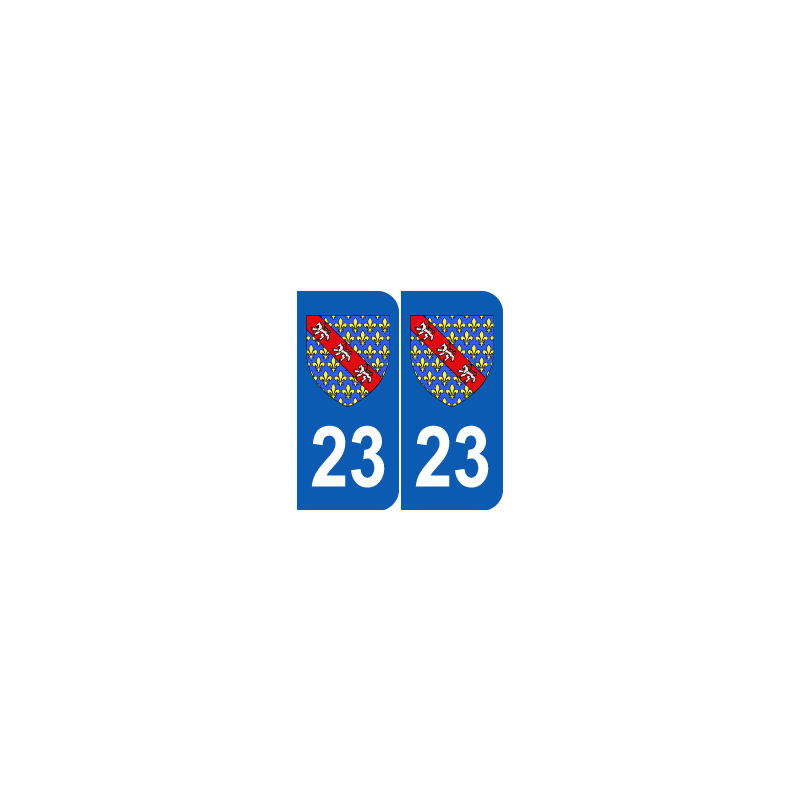 Département 23 Creuse blason logo région limousin Département 23 Creuse blason logo région limousin
