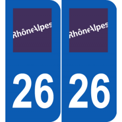 Département 26 Drôme ancien logo région rhone alpes