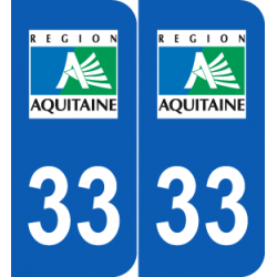 Département 33 Gironde ancien logo aquitaine