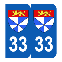 Département 33 Gironde blason logo aquitaine