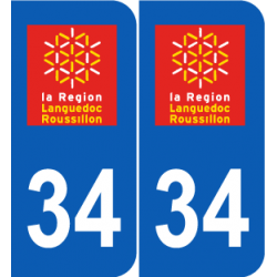 Département 34 hérault ancien logo région languedoc roussillon