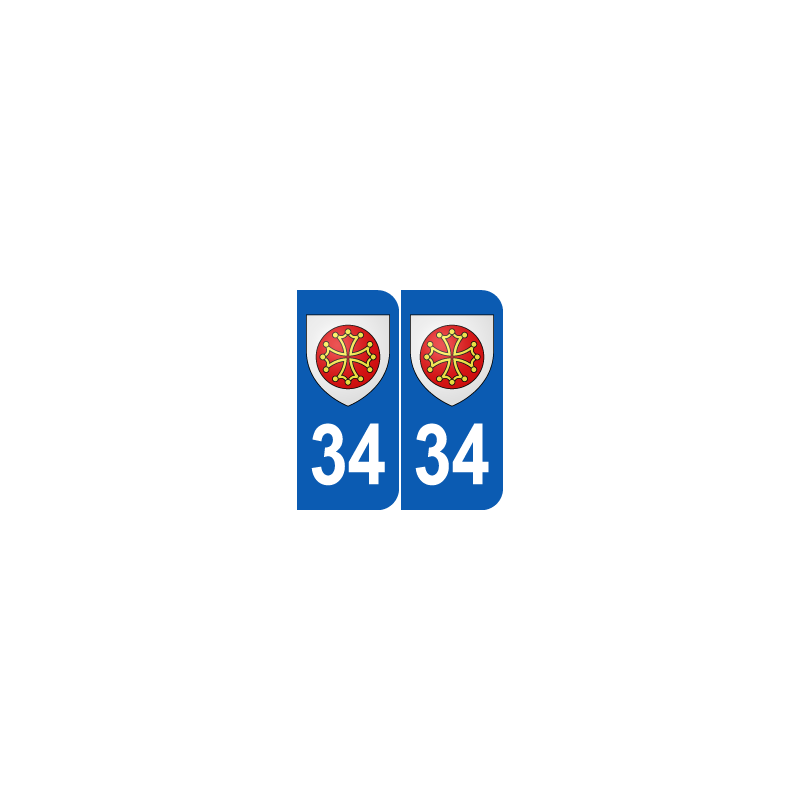 Département 34 hérault blason logo région languedoc roussillon