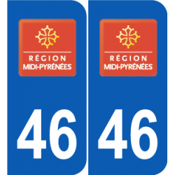 Département 46 Lot ancien logo région midi pyrennees