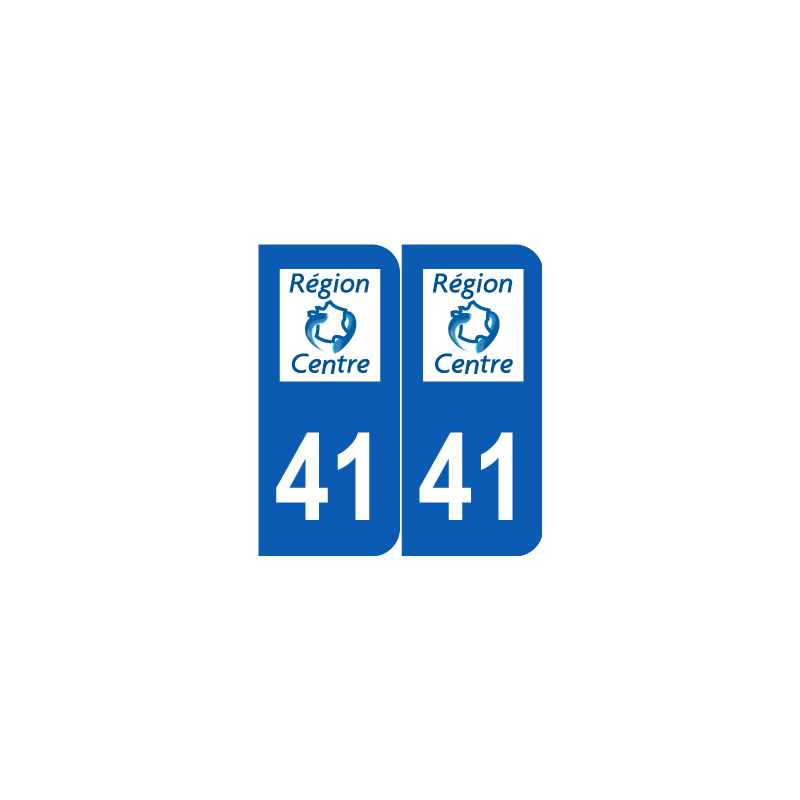 Département 41 Loir et Cher ancien logo région centre