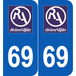Département 69 Rhône ancien logo région rhone alpes