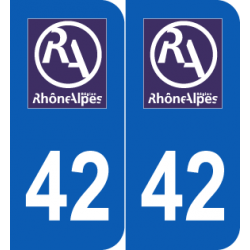 Département 42 Loire ancien logo région rhone alpes