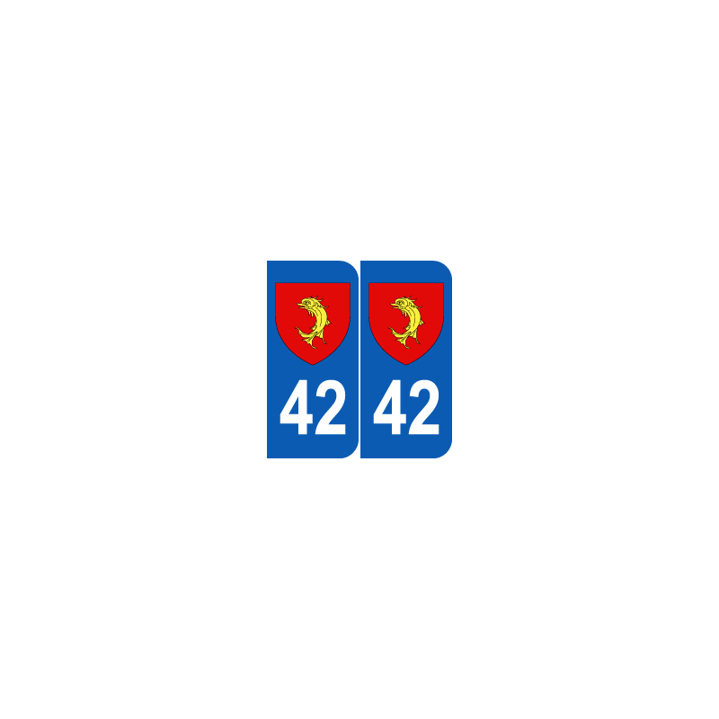Département 42 Loire blason logo région rhone alpes Département 42 Loire blason logo région rhone alpes