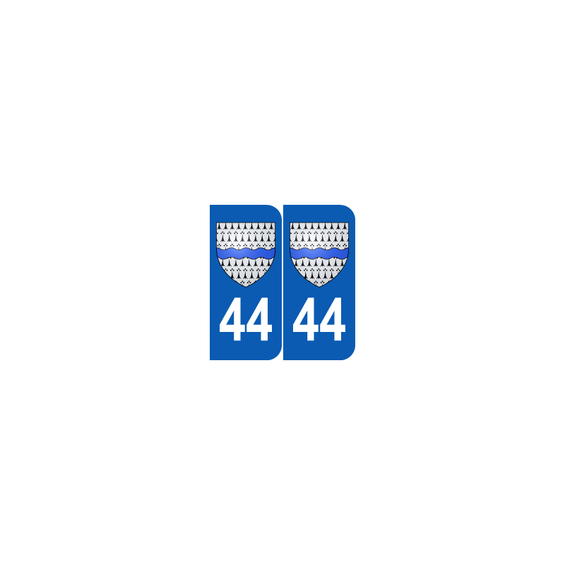 Département 44 Loire Atlantique blason région bretagne Département 44 Loire Atlantique blason région bretagne