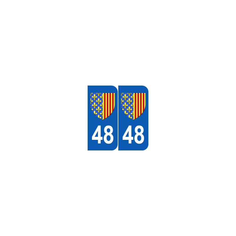 Département 48 Lozère blason logo région languedoc roussillon Département 48 Lozère blason logo région languedoc roussillon