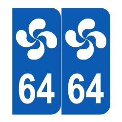 Département 64 lauburu Pays basque