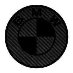 BMW imitation carbone noir