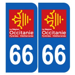 Département 66 Pyrénées Orientales nouveau logo région occitanie