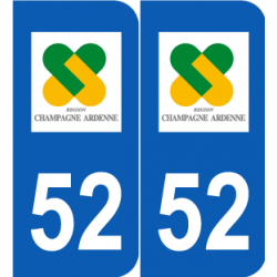 Département 52 Haute Marne ancien logo région champagne ardenne