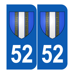 Département 52 Haute Marne blason logo région champagne ardenne