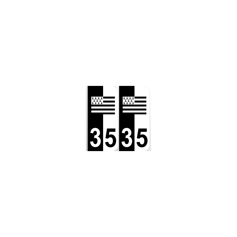Département 35 drapeau breton