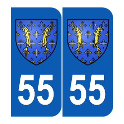 Département 55 Meuse blason logo region lorraine